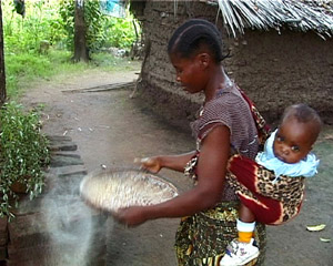 Reiszubereitung in Mlabani Ifakara