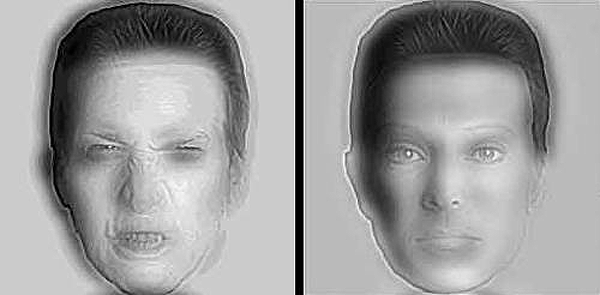 Optische Täuschung - Zwei Gesichter